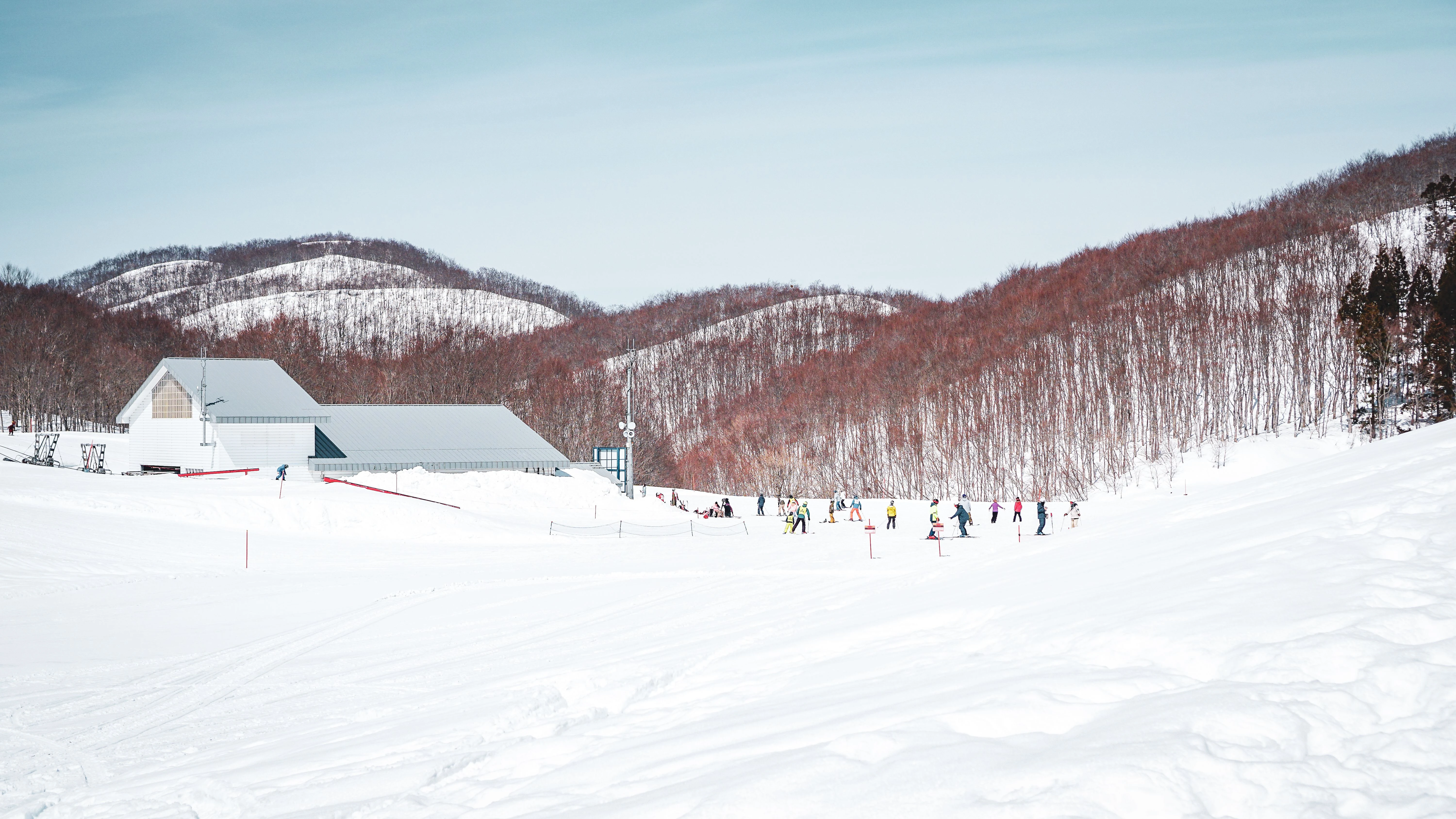 Skiing and snow play at GALA Yuzawa