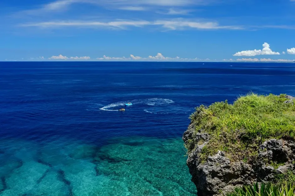 Coastline of northern Okinawa Main Island