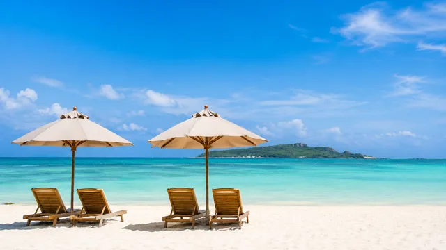 A beachfront condo near Churaumi